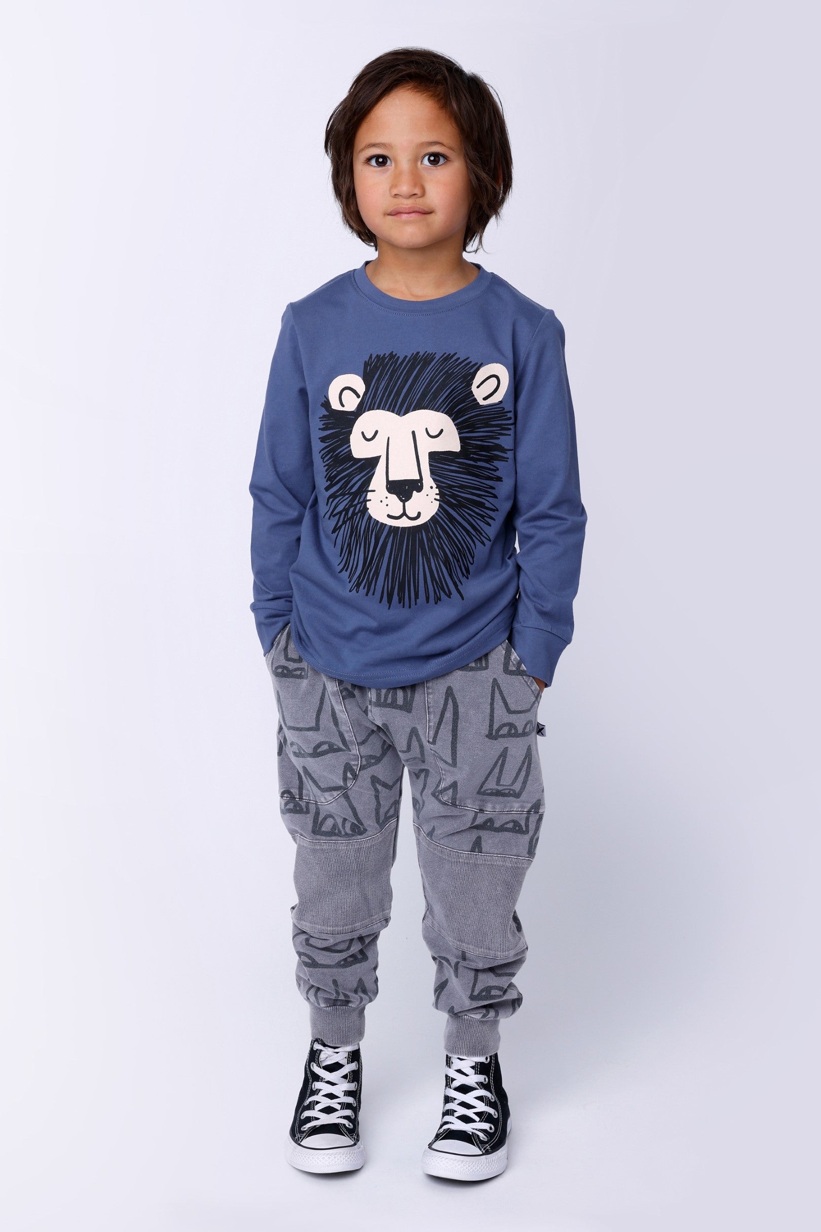 Masks Reinforced Trackies - Grey Wash