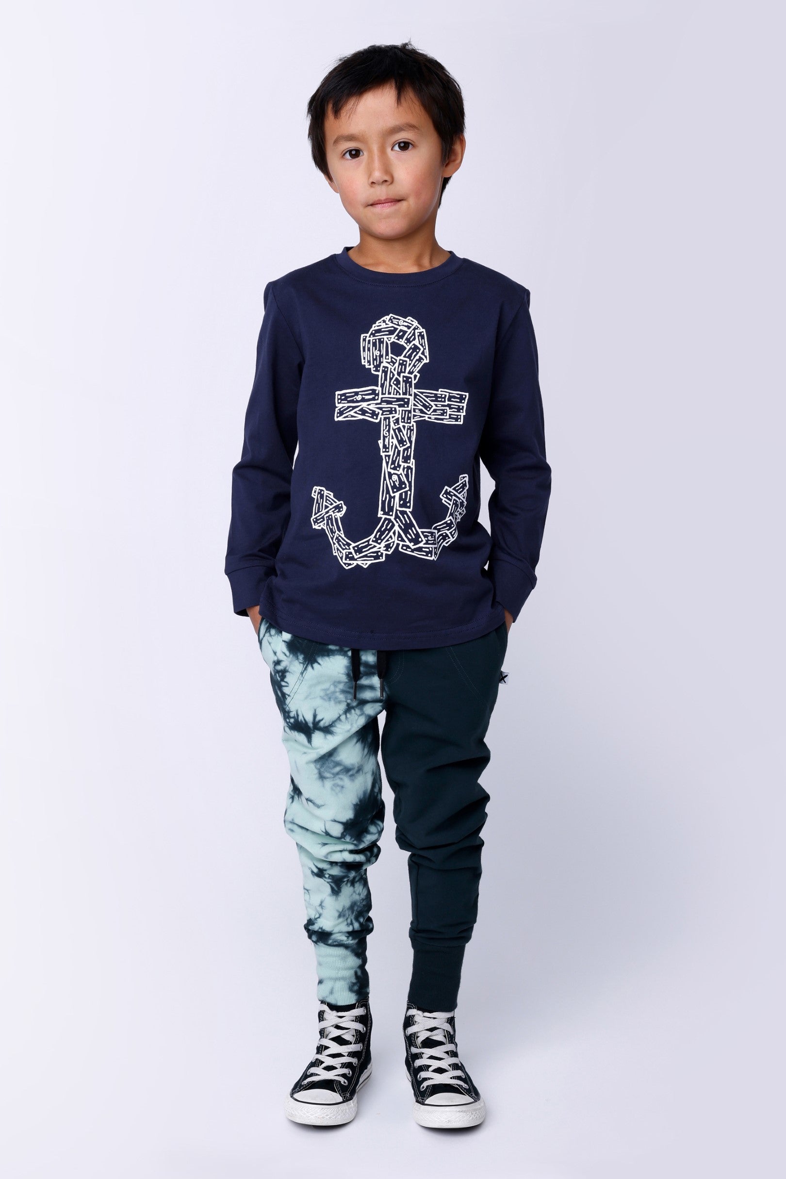 Duo Tie Dye Trackies - Forest