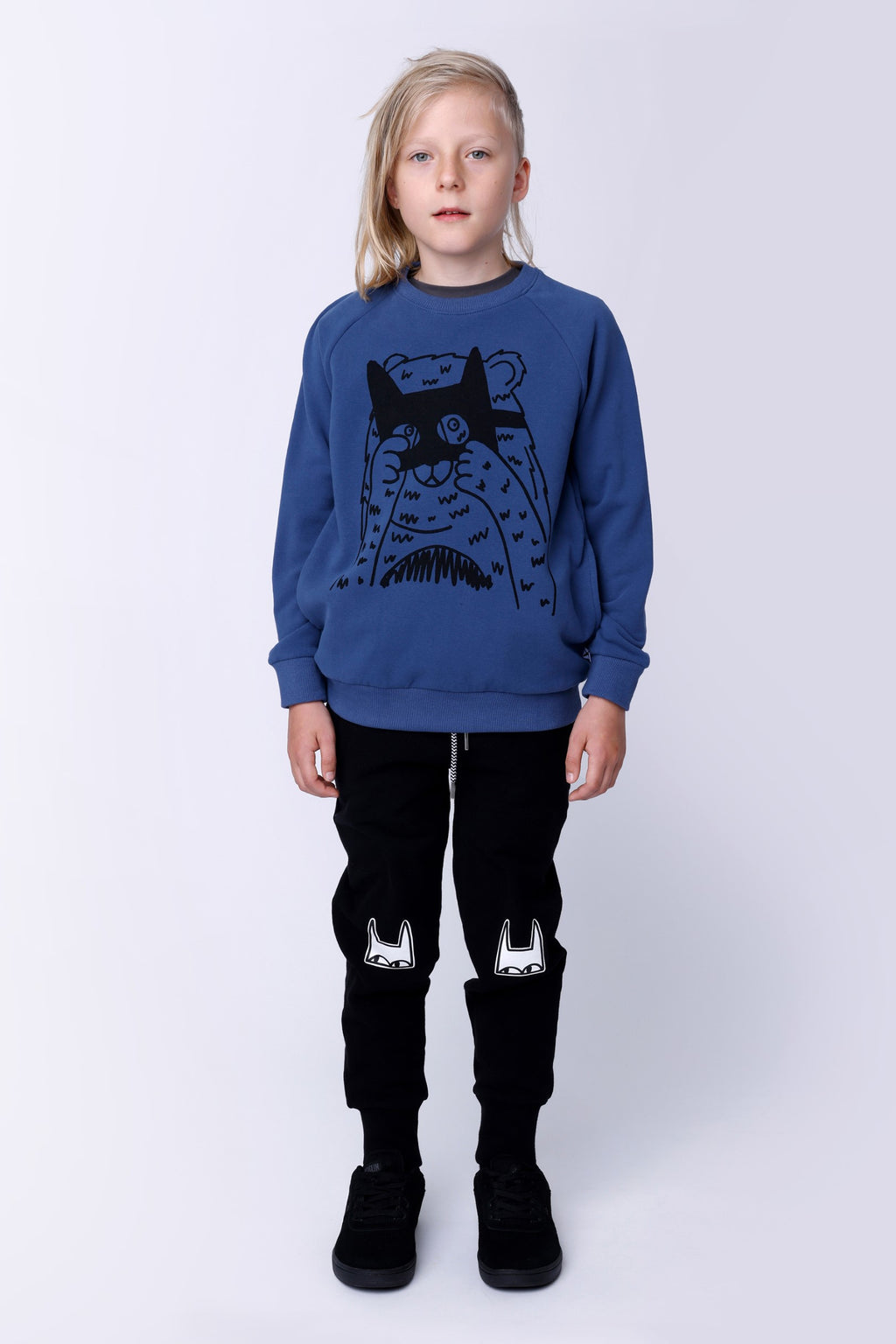 Mask Furry Trackies - Black