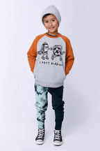 Duo Tie Dye Trackies - Forest