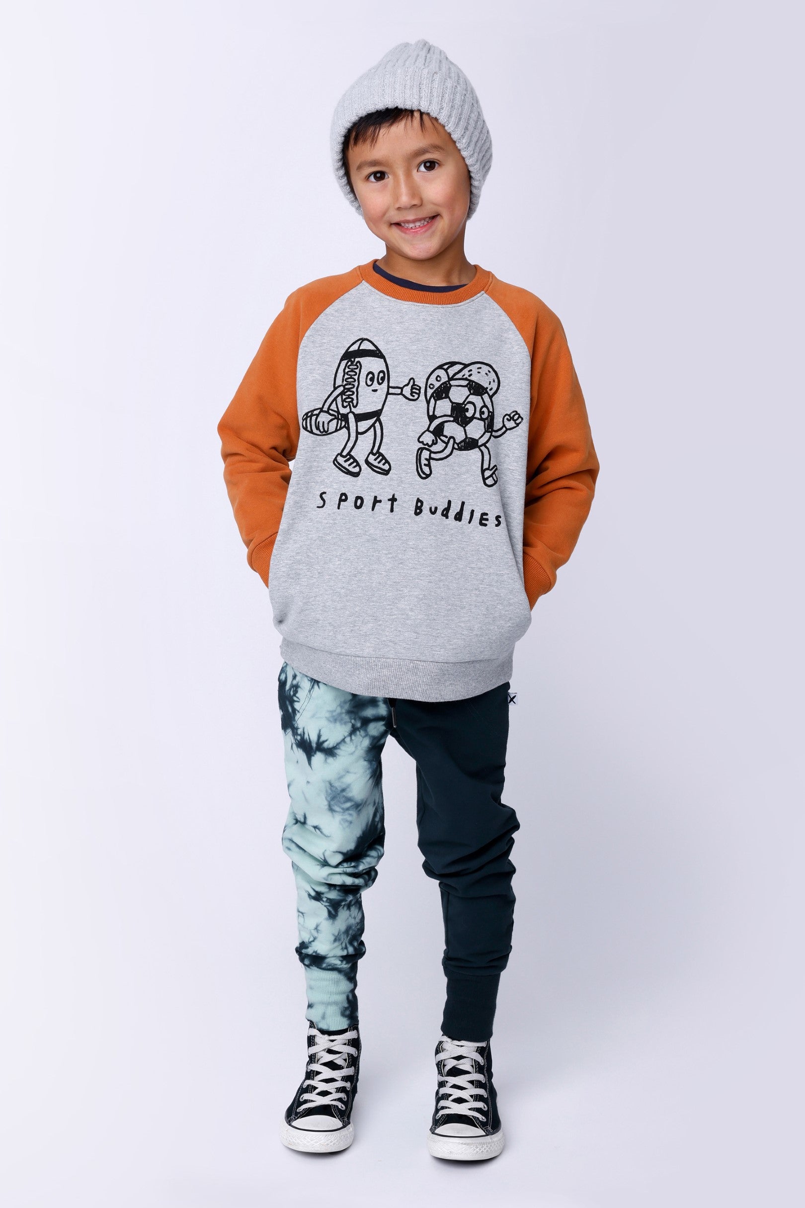 Duo Tie Dye Trackies - Forest