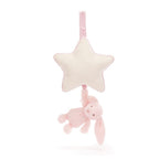 Jellycat Bashful Bunny Musical Pull - Pink