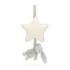 Jellycat Bashful Bunny Musical Pull - Silver