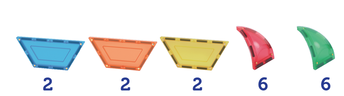 18 Piece Dome Tiles Set