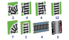 36 Piece Tile Topper - Train Pack