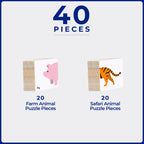 40 Piece Tile Topper - Animal Pack