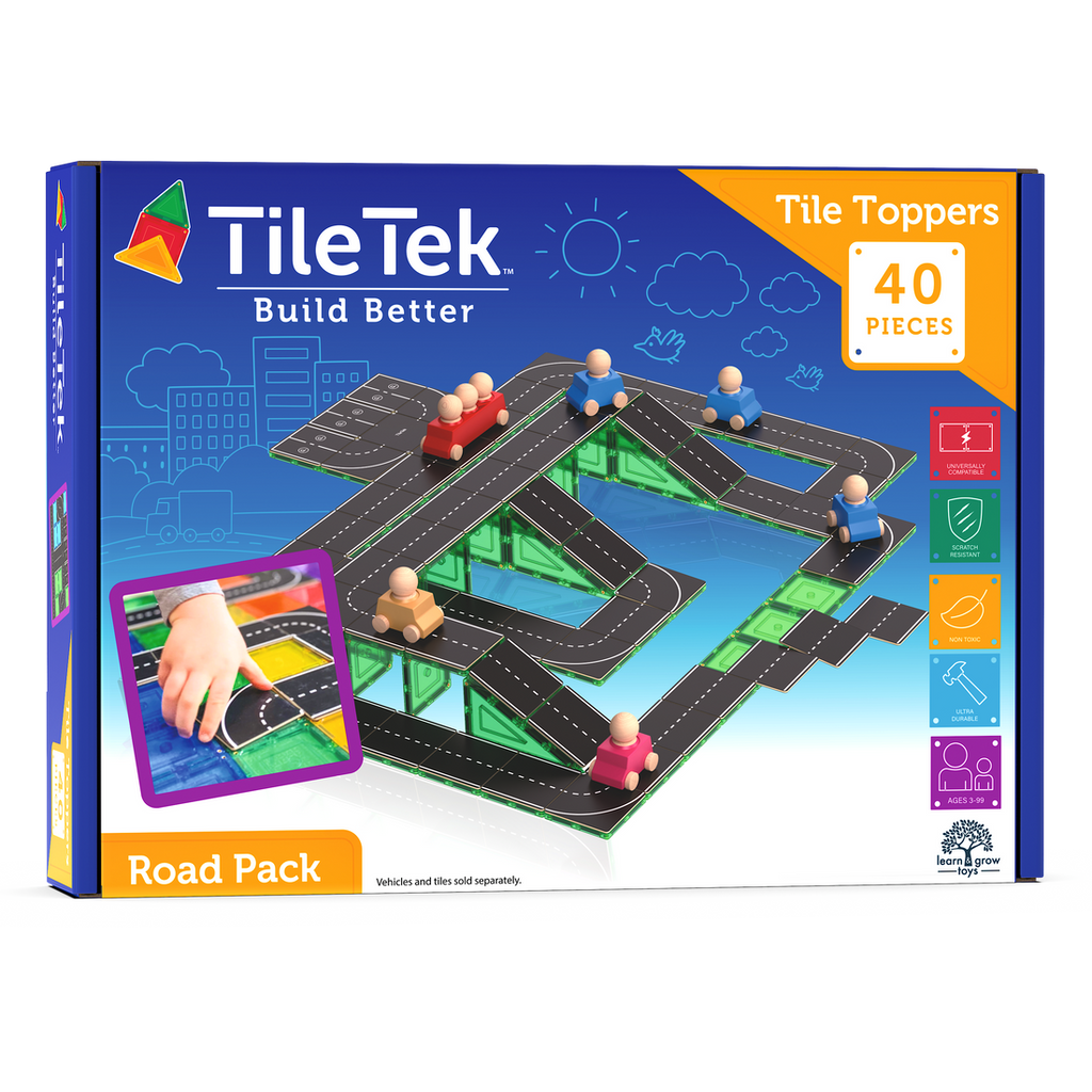 40 Piece Tile Topper - Road Pack