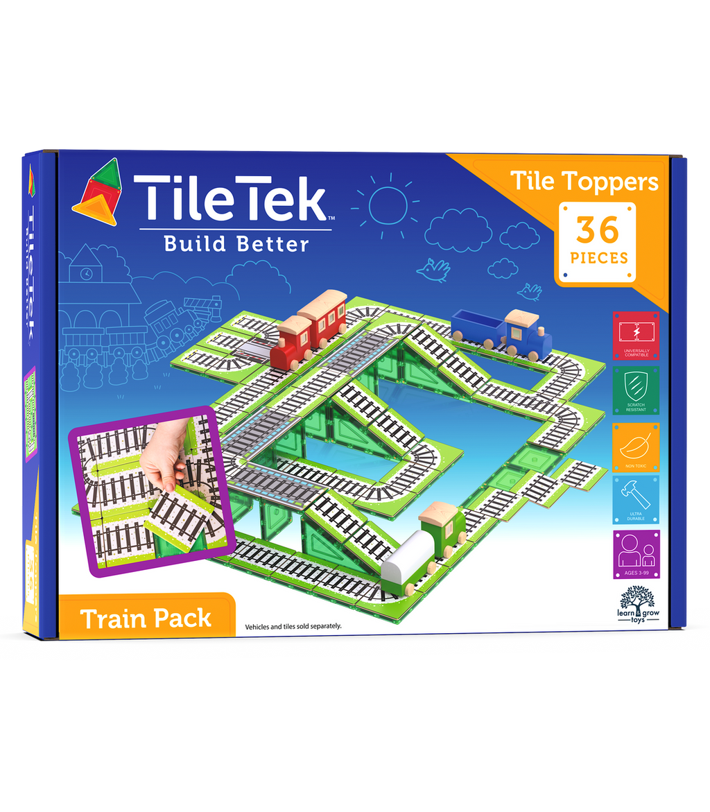 36 Piece Tile Topper - Train Pack