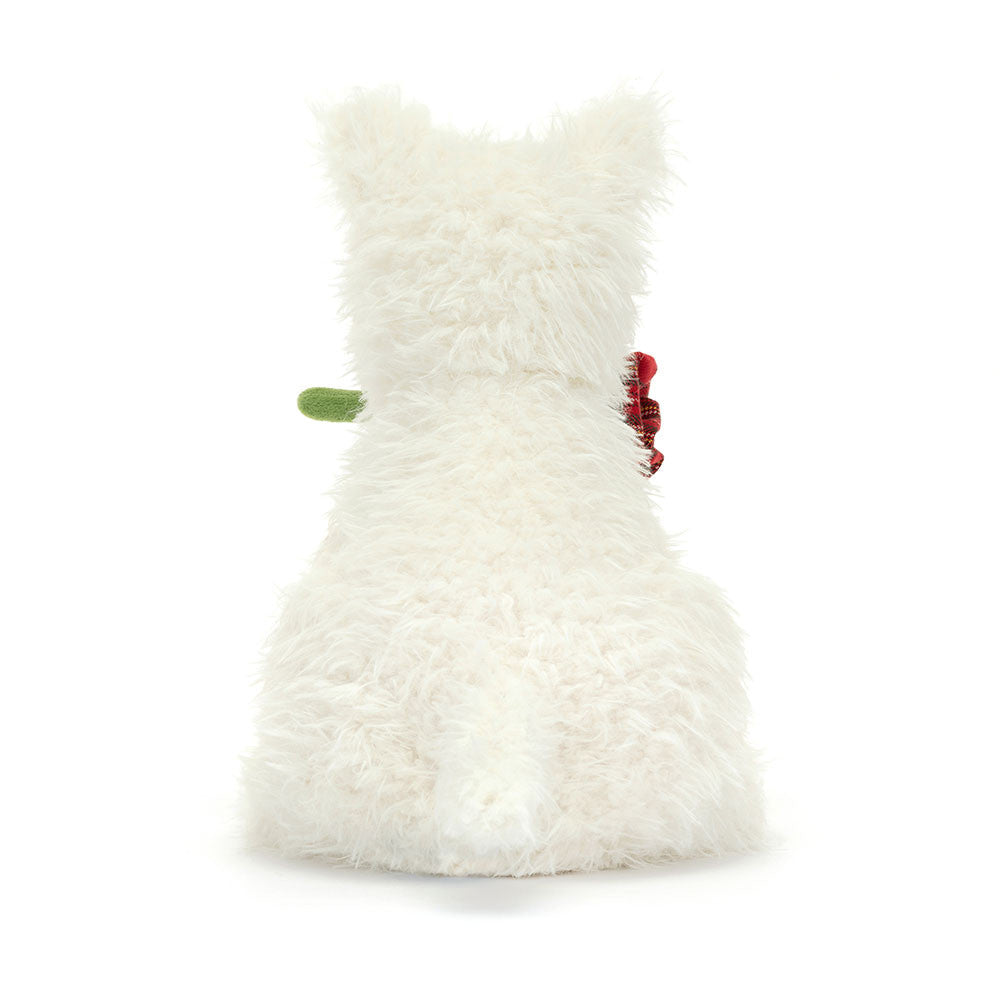 Jellycat Munro Dog Holding Rose