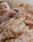 Organic Muslin Wrap - Sweet Pea