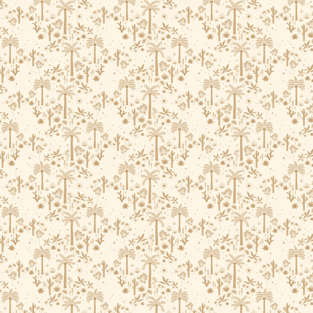 Fox & Fallow Organic Muslin Wrap - Desert Palms