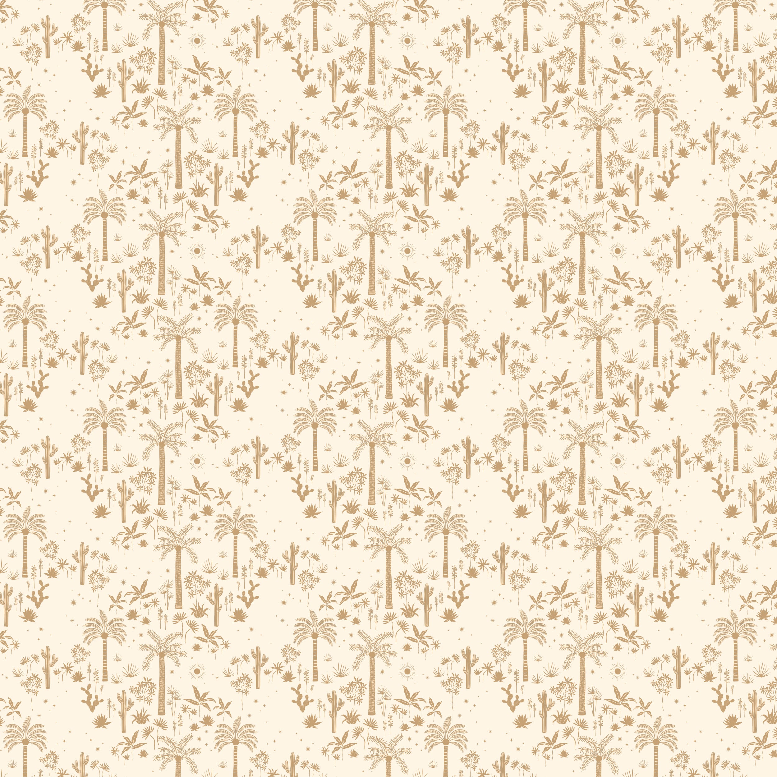 Fox & Fallow Organic Muslin Wrap - Desert Palms