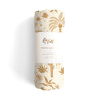 Organic Muslin Wrap - Desert Palms