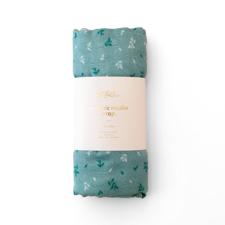 Fox & Fallow Organic Muslin Wrap - Pine