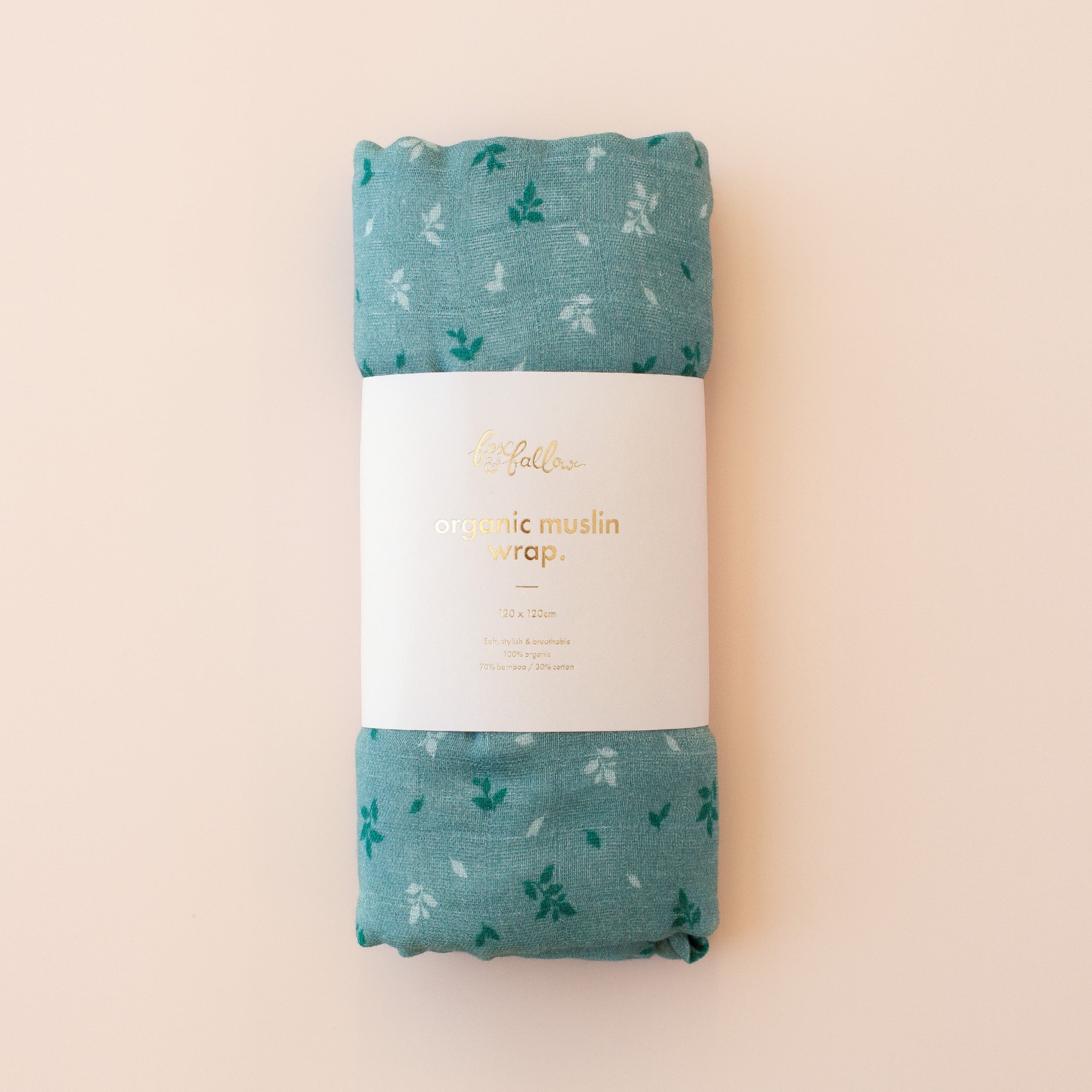 Fox & Fallow Organic Muslin Wrap - Pine