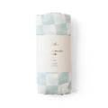 Organic Muslin Wrap - Sage Check