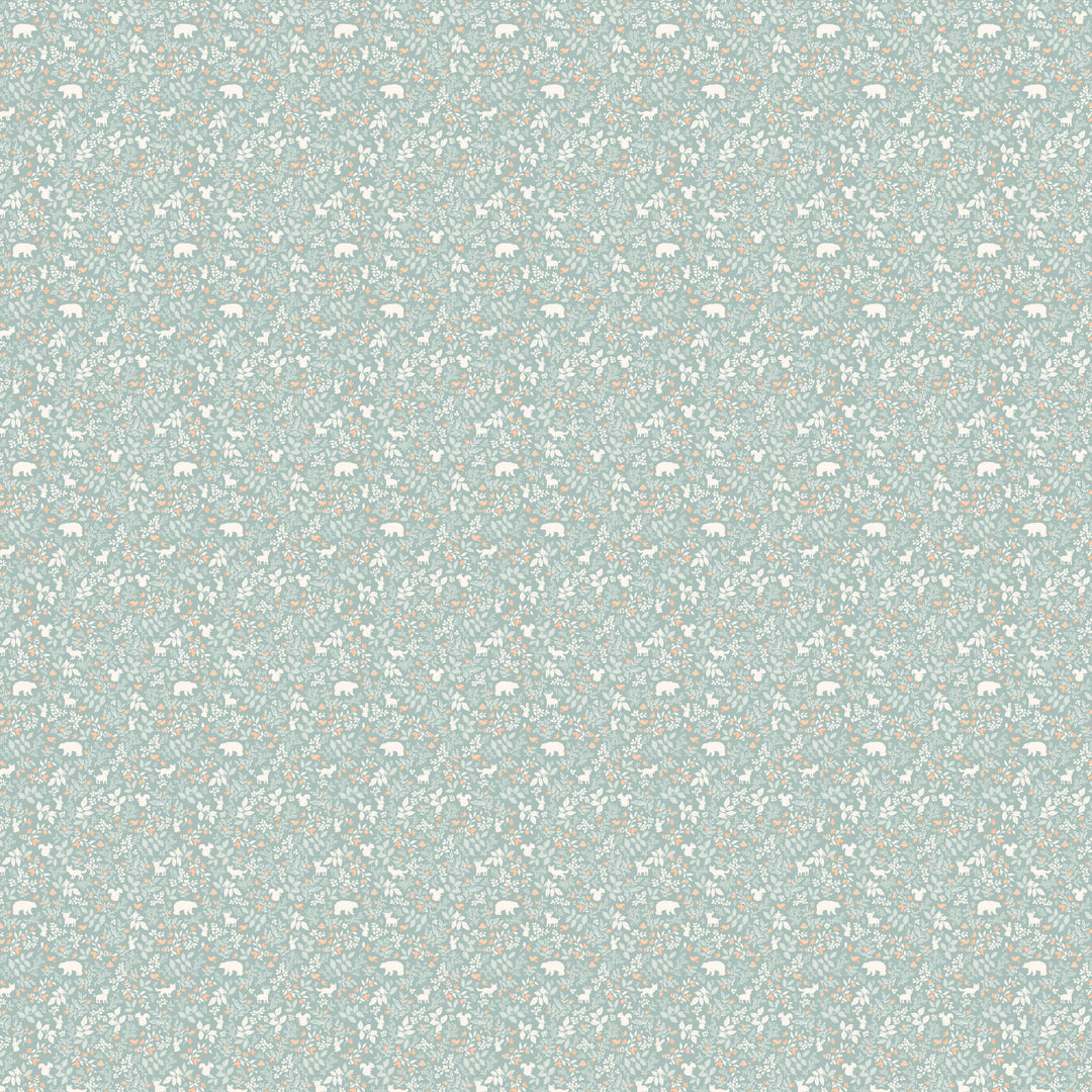Fox & Fallow Organic Muslin Wrap - Forest Friends Sage