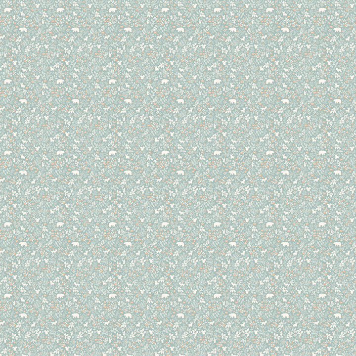 Fox & Fallow Organic Muslin Wrap - Forest Friends Sage