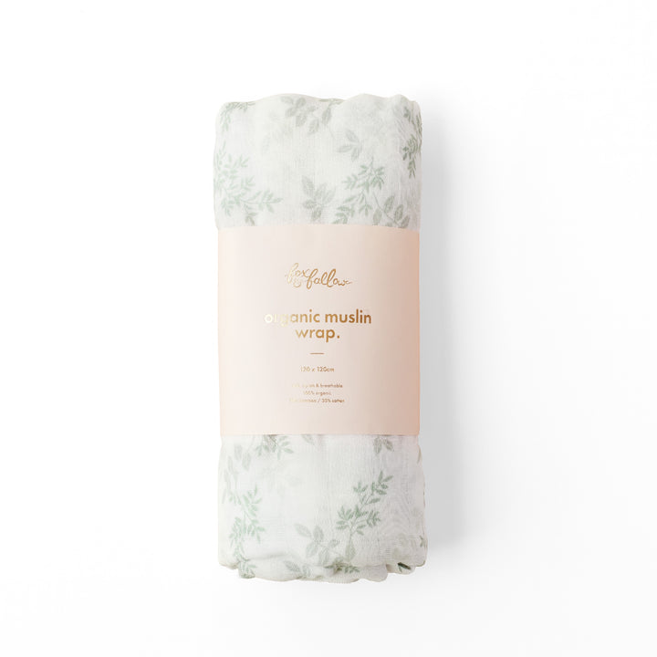 Fox & Fallow Organic Muslin Wrap - Cypress