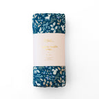 Organic Muslin Wrap - Forest Friends Midnight