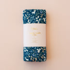 Organic Muslin Wrap - Forest Friends Midnight