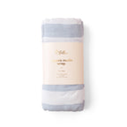 Organic Muslin Wrap - Cloud Stripe