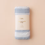 Organic Muslin Wrap - Cloud Stripe