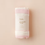 Organic Muslin Wrap - Petal Stripe