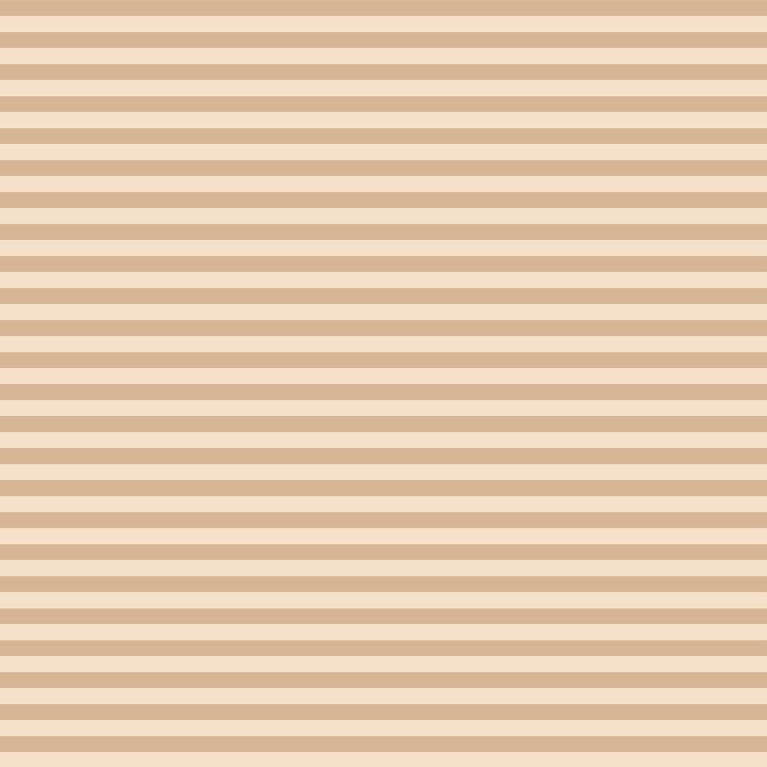 Fox & Fallow Organic Muslin Wrap - Coffee Stripe