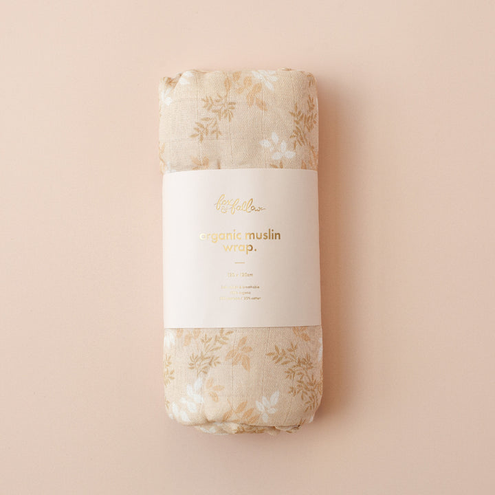 Fox & Fallow Organic Muslin Wrap - Cedarwood