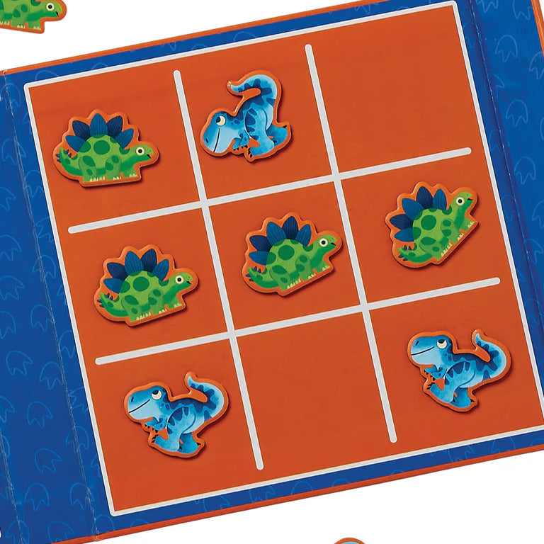 Magnetic Game - Tic Tac Toe & Checkers - Dino