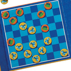Magnetic Game - Tic Tac Toe and Checkers - Dino