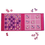 Magnetic Game - Tic Tac Toe and Checkers - Unicorn