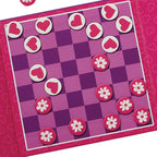 Magnetic Game - Tic Tac Toe and Checkers - Unicorn