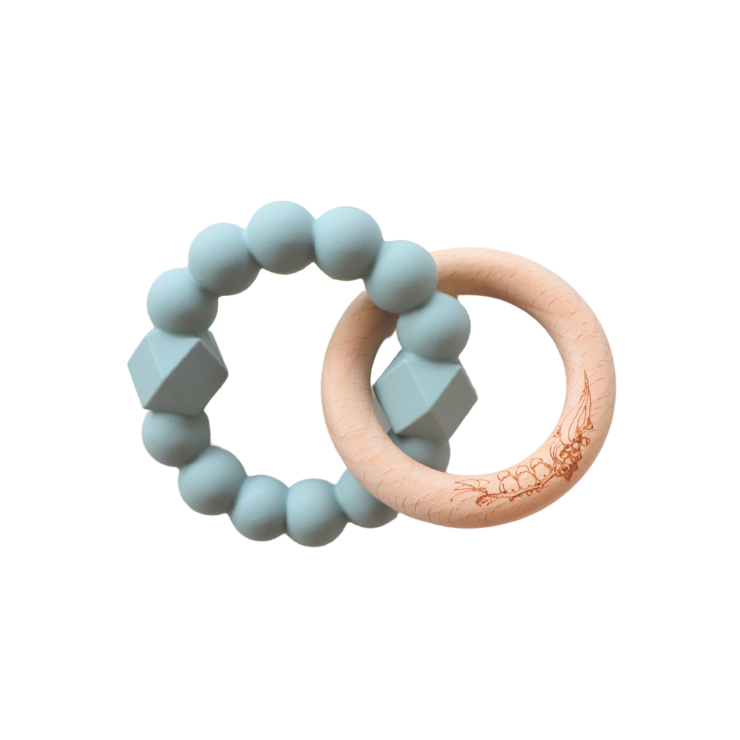 May Gibbs Moon Teether - Sage