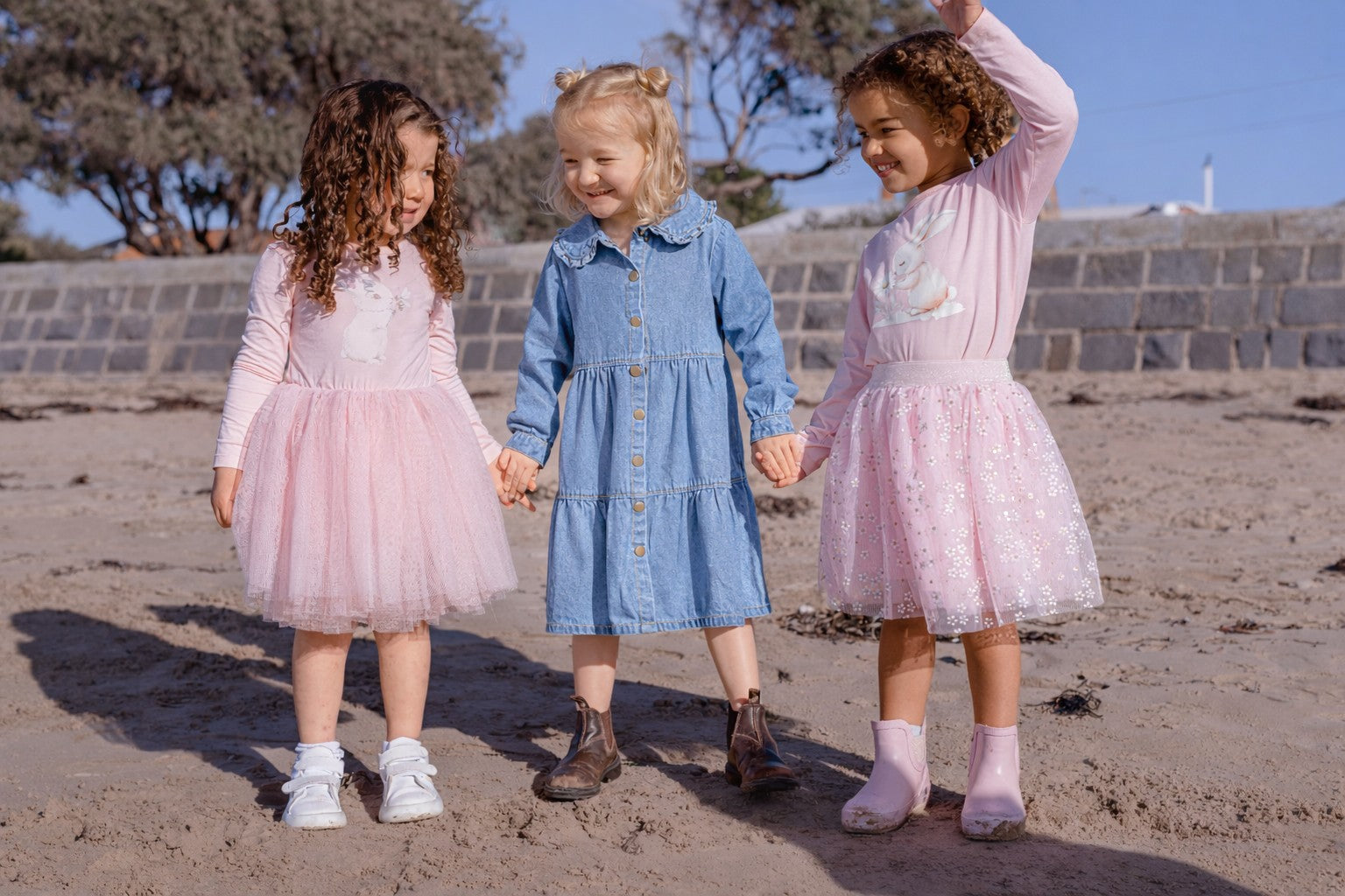 Bunny Kisses Baby Tutu Dress