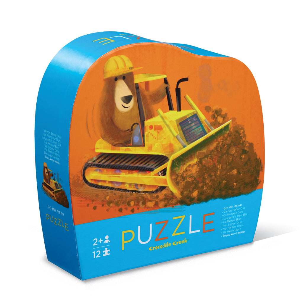 Mini Puzzle 12 Piece - Go Mister Bear