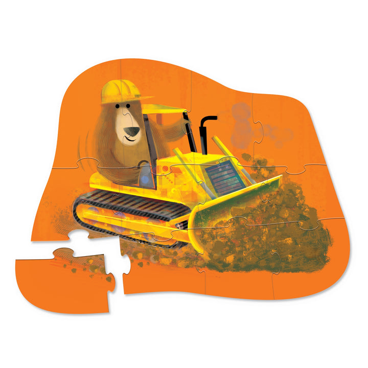 Mini Puzzle 12 Piece - Go Mister Bear