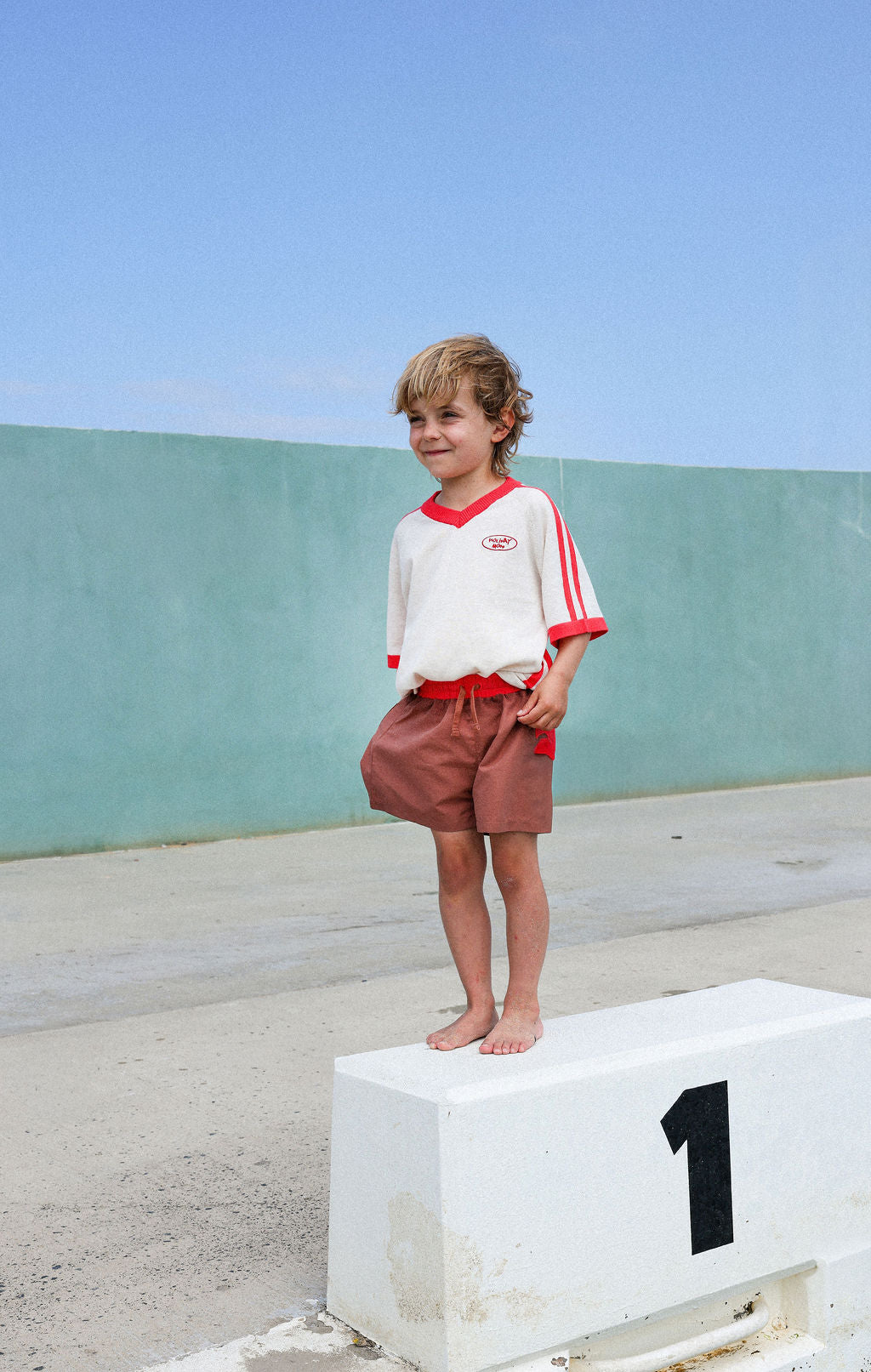 Palm Tree Swim Shorts - Teddy
