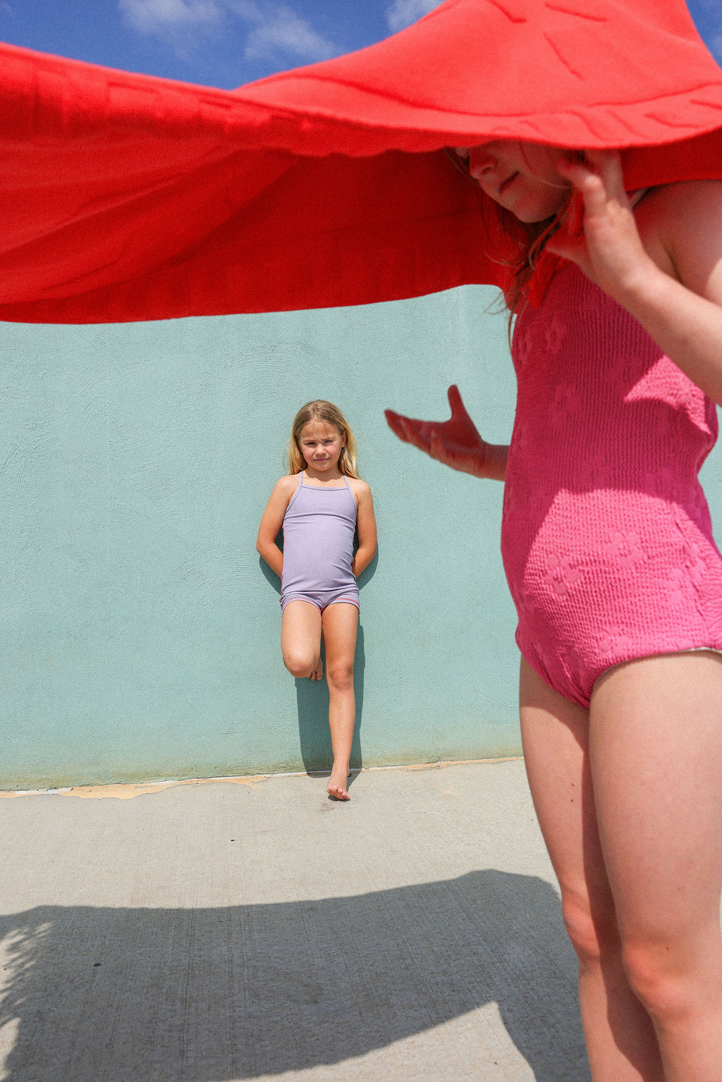 Bubble Terry Towelling Beach Towel - Fiesta