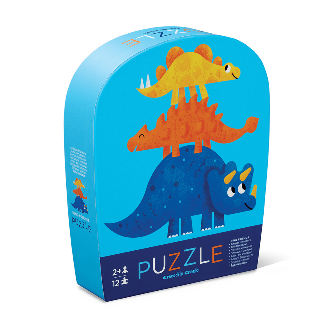 Mini Puzzle 12 Piece - Dino Friends