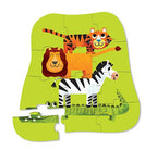 Mini Puzzle 12 Piece - Jungle Friends