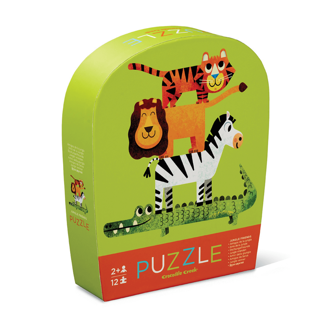 Mini Puzzle 12 Piece - Jungle Friends