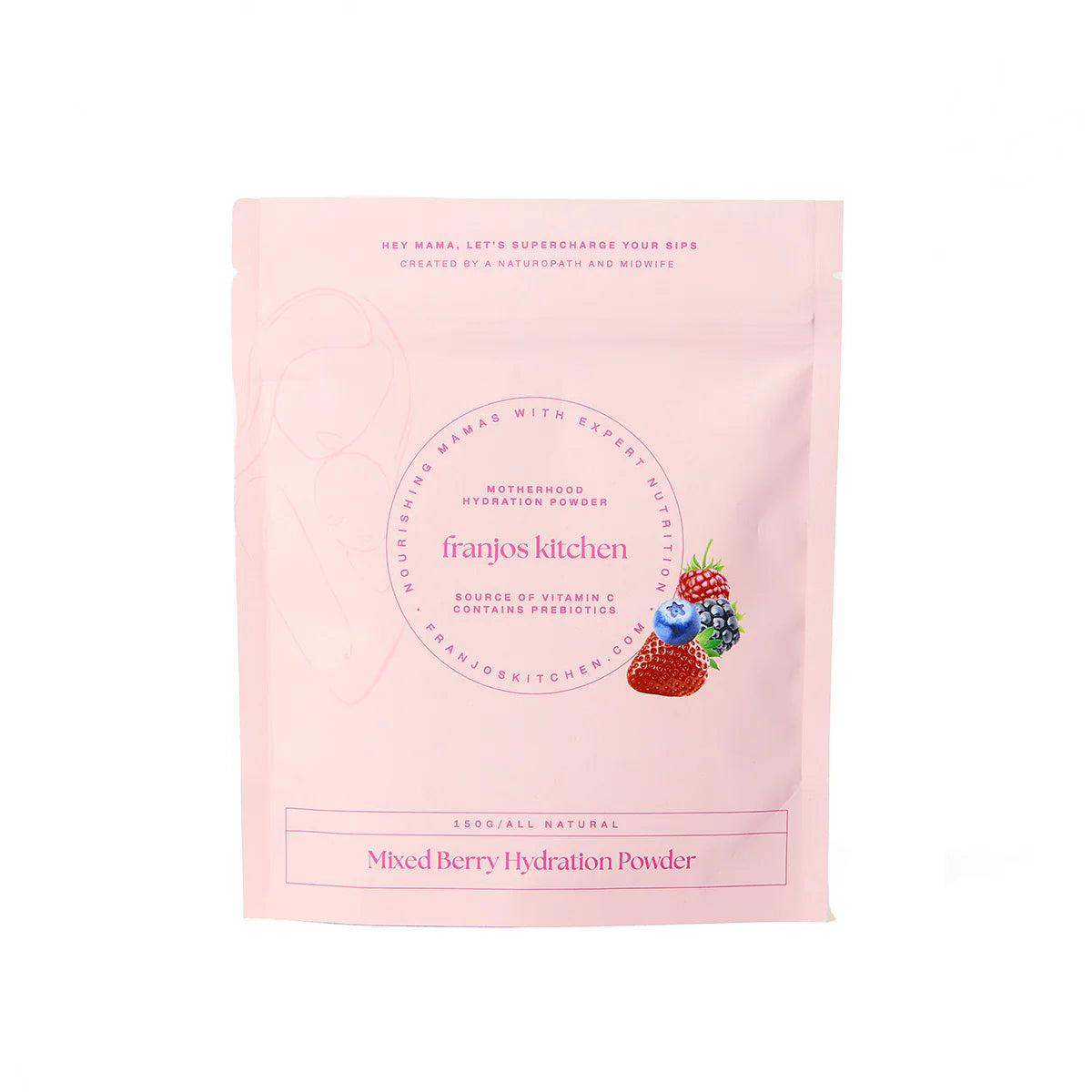 Franjos Kitchen Motherhood Hydration Powder - Mixed Berry
