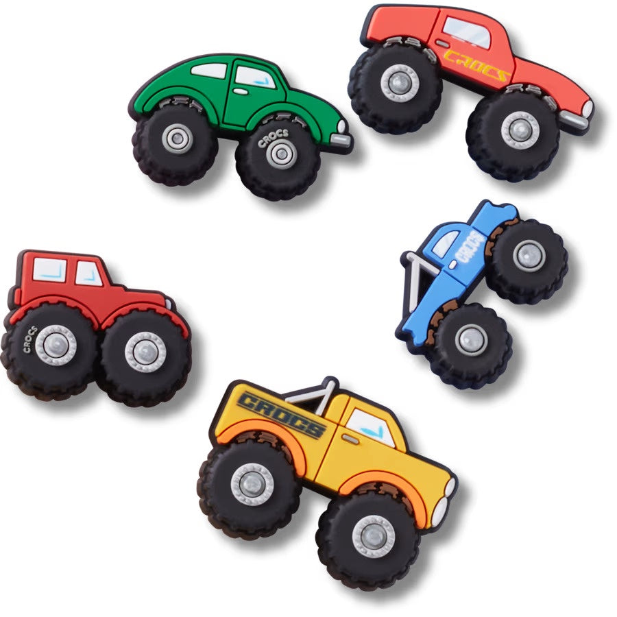 Jibbitz Charms - Monster Truck 5Pk