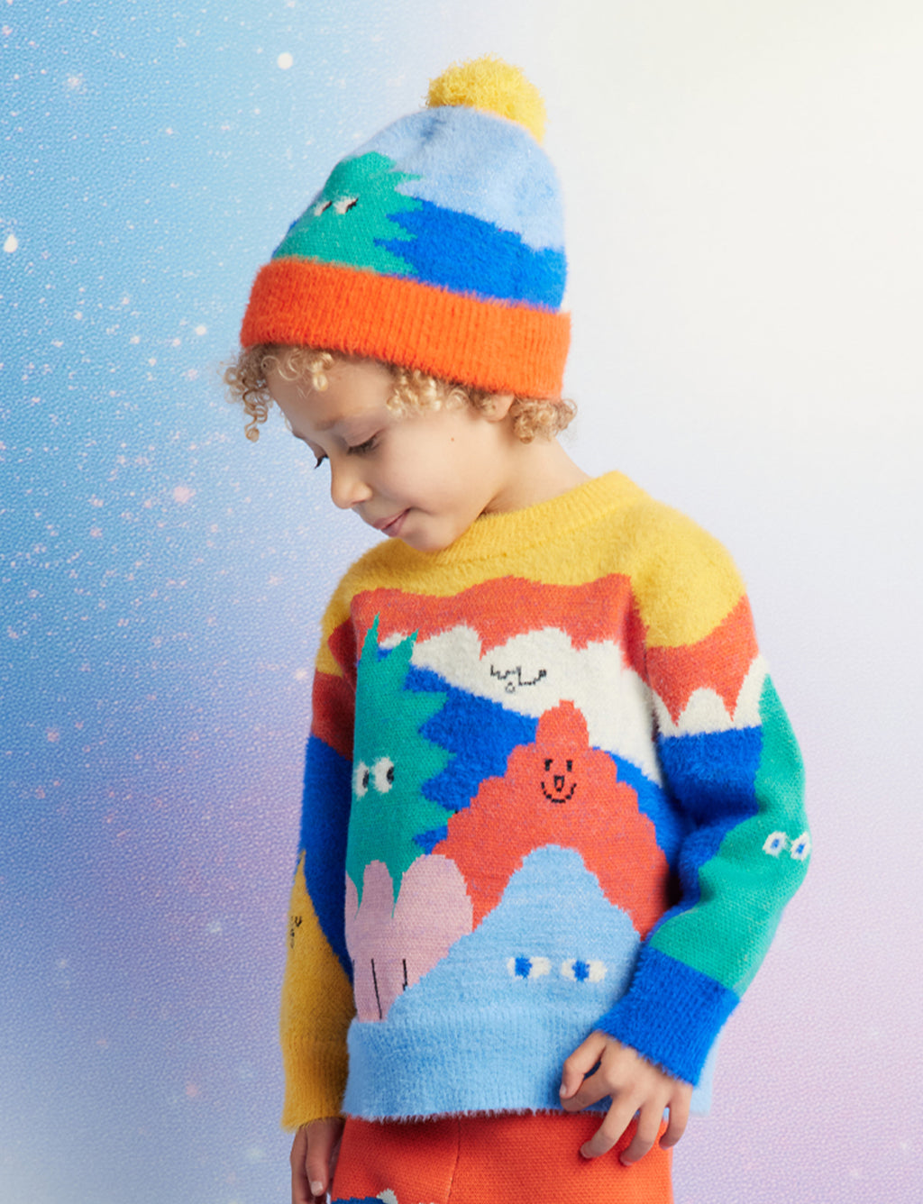 Mount Wiggly Knit Beanie
