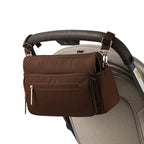 PRE-ORDER Multitasker Pram Caddy 2.0 - Chocolate Nylon