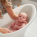 Baby Bath with Plug - Sand