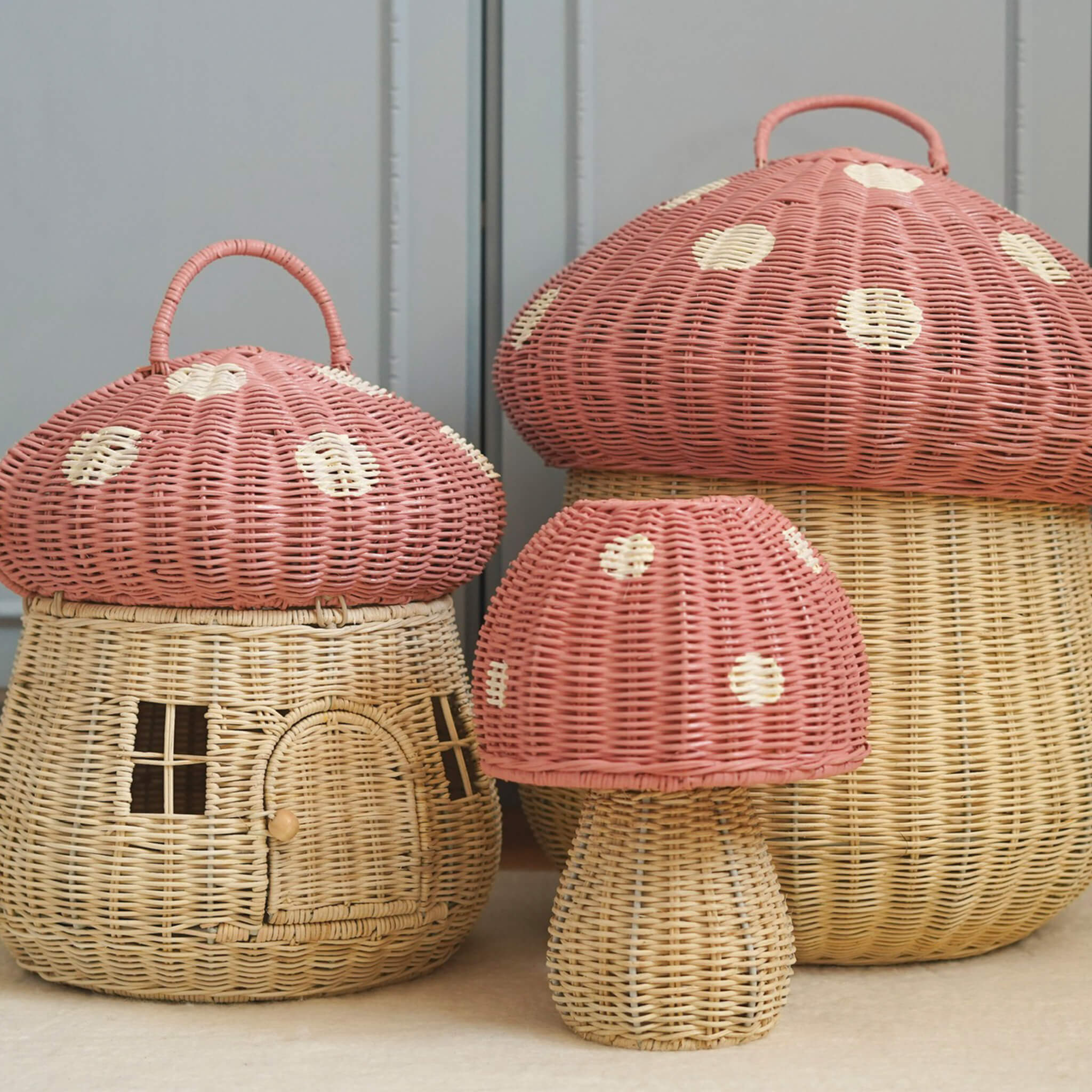 Olli Ella Mushroom Doll House - Musk