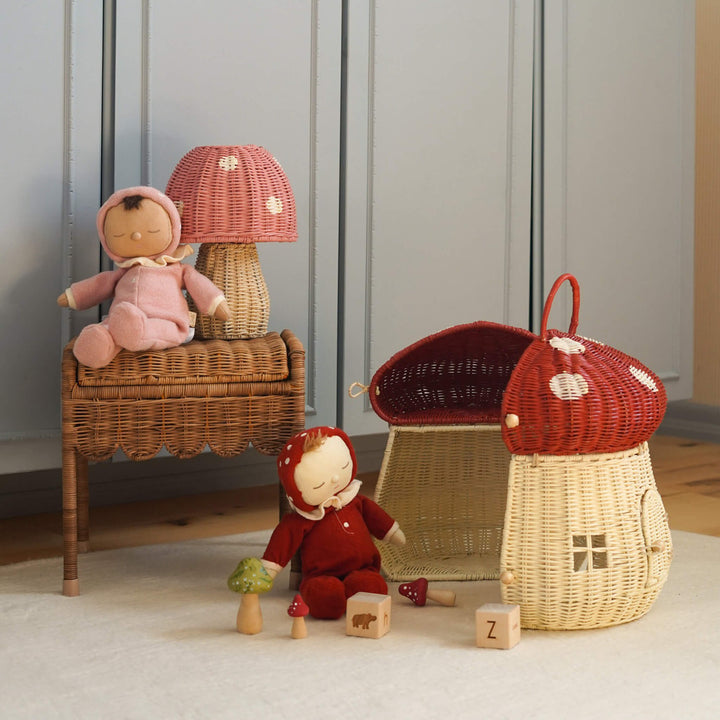 PRESALE Olli Ella Mushroom Doll House - Red